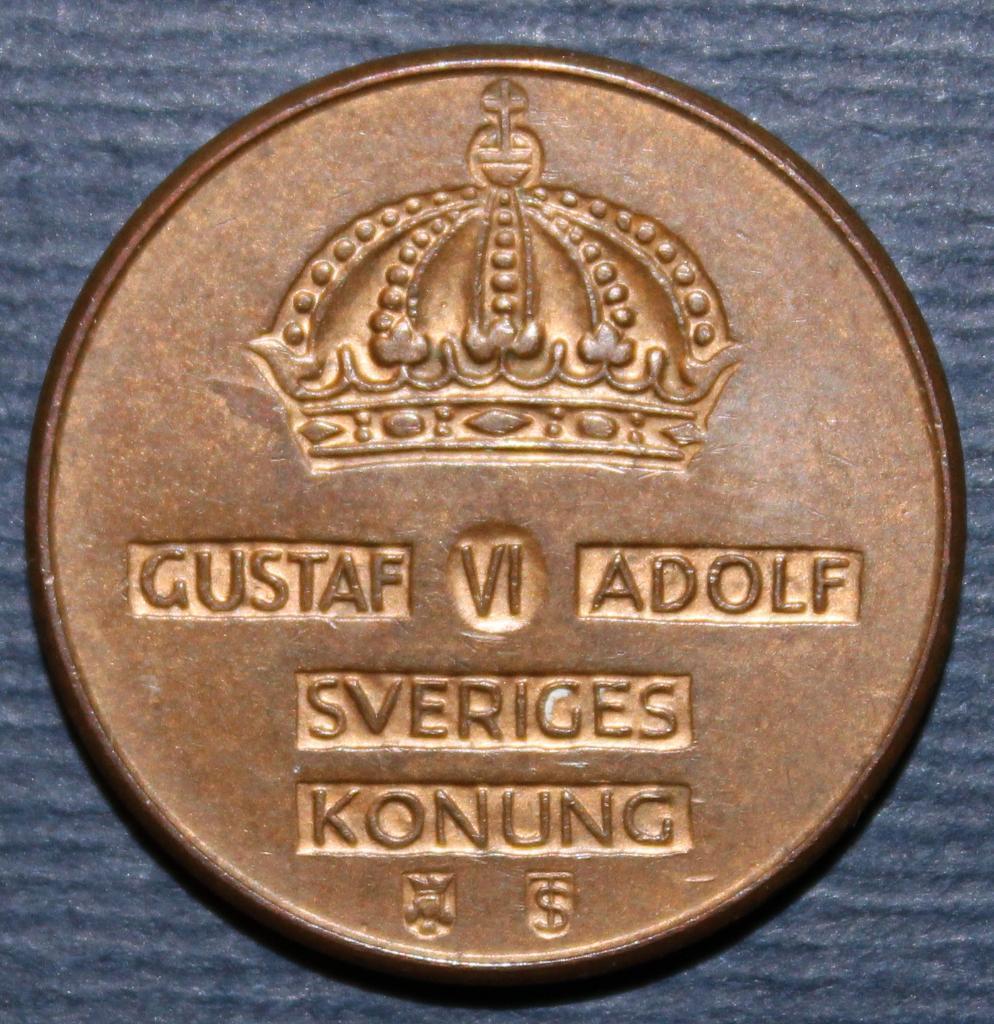 2 эре Швеция 1956 1