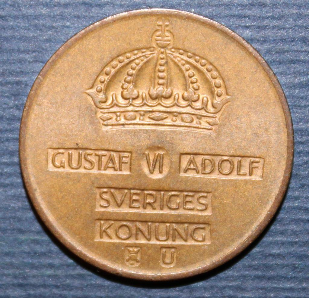 2 эре Швеция 1966 1