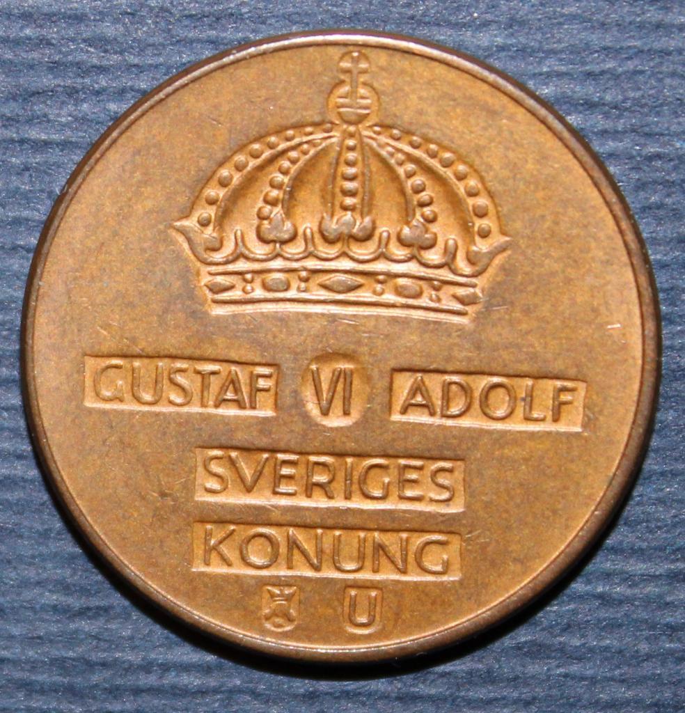 2 эре Швеция 1968 1