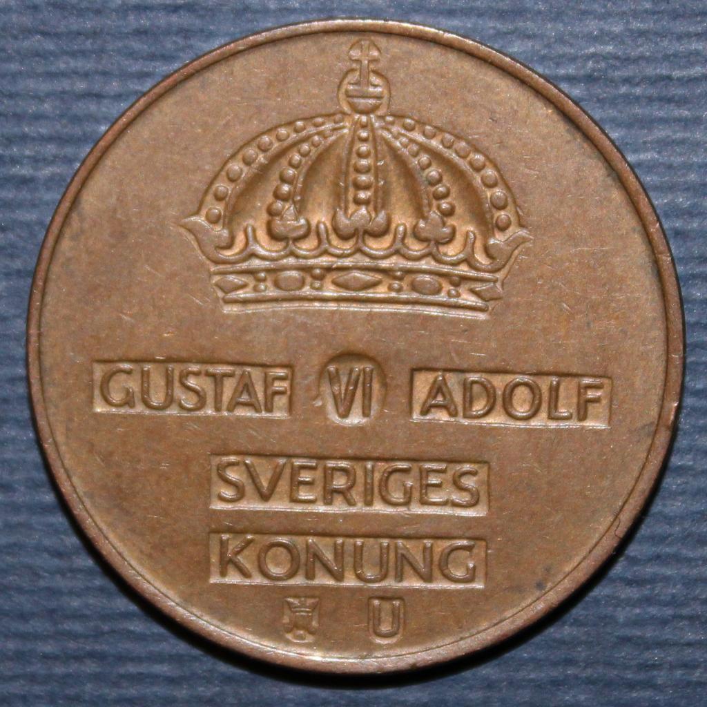 5 эре Швеция 1964 1