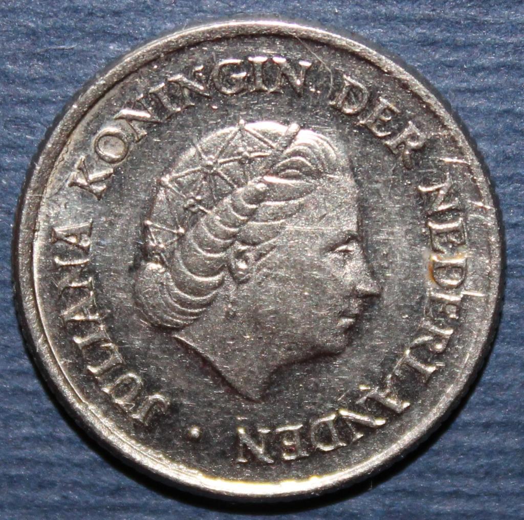 25 центов Нидерланды 1976 1