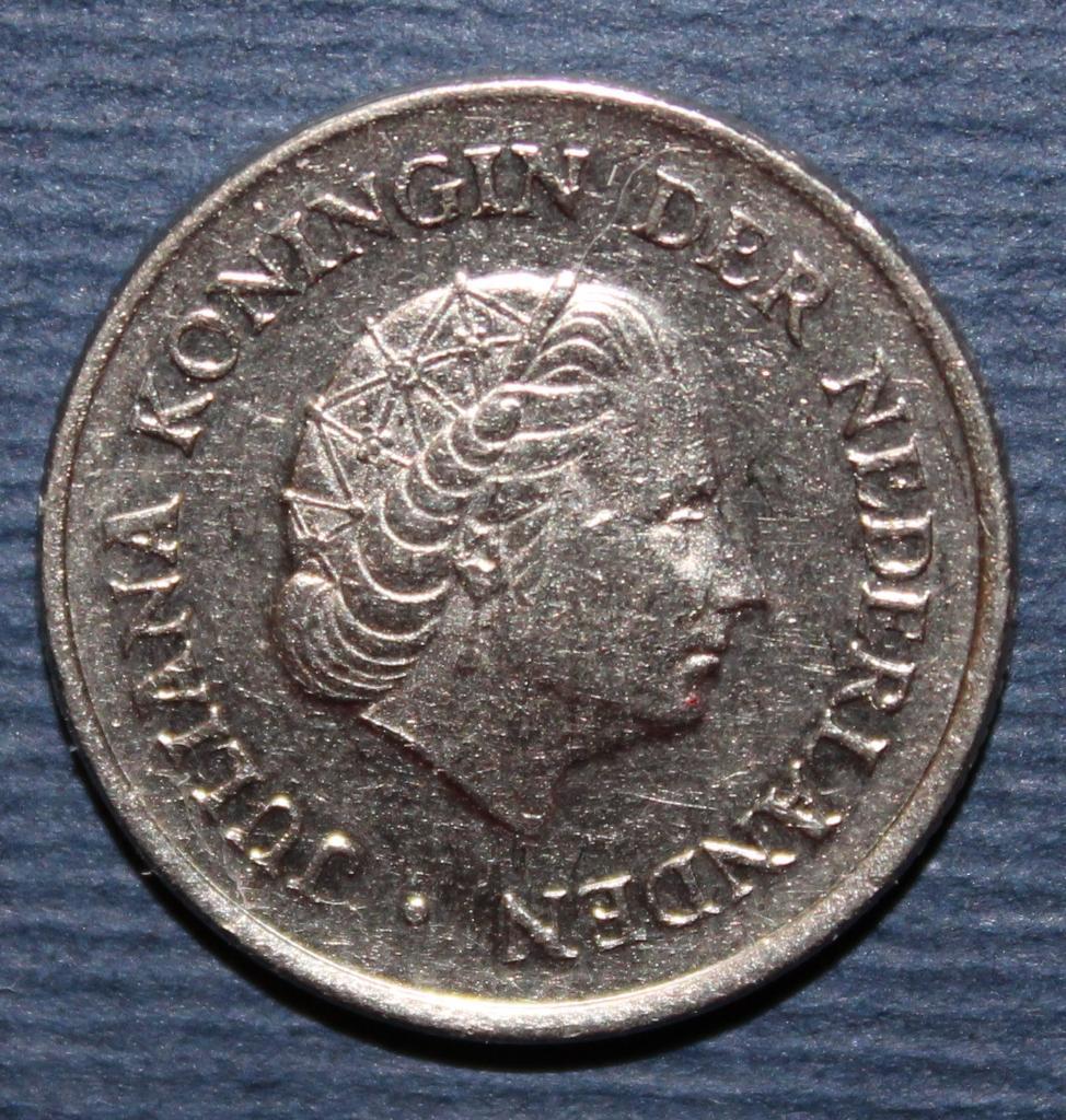 25 центов Нидерланды 1977 1