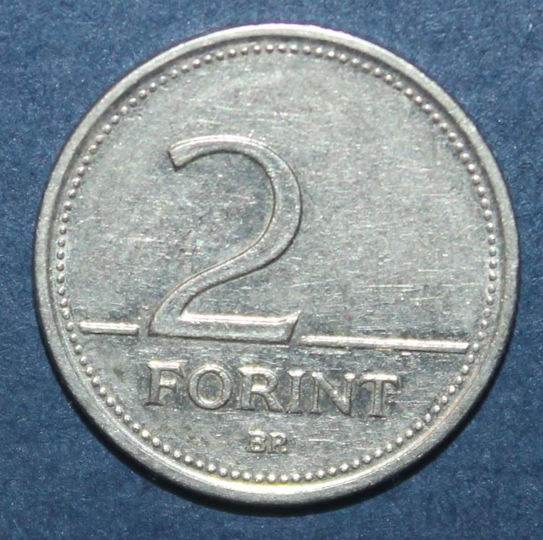 2 форинта Венгрия 1999
