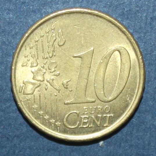 10 евроцентов Испания 2000