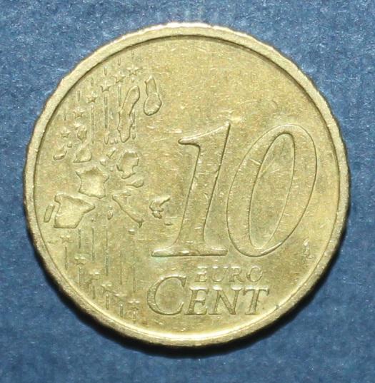 10 евроцентов Испания 2004