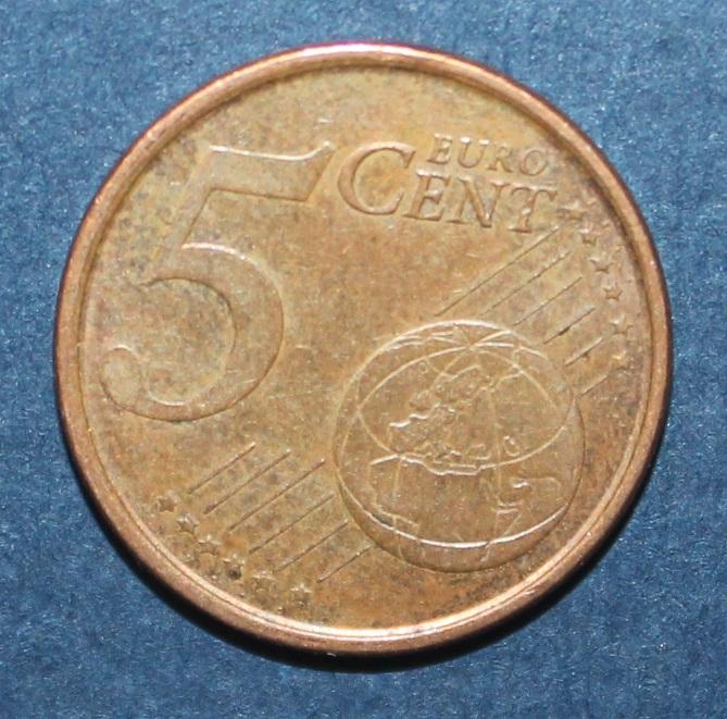 5 евроцентов Испания 2001