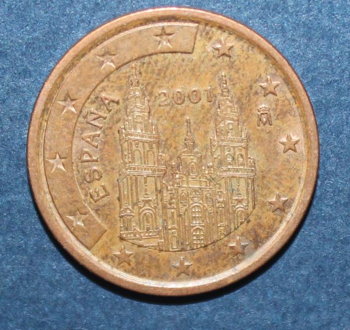 5 евроцентов Испания 2001 1