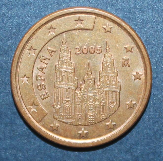 5 евроцентов Испания 2005 1