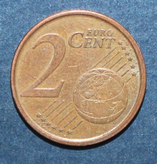 2 евроцента Испания 2001
