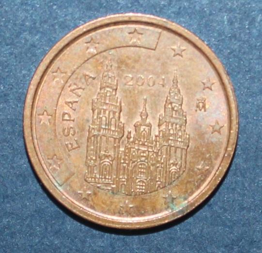 2 евроцента Испания 2004 1