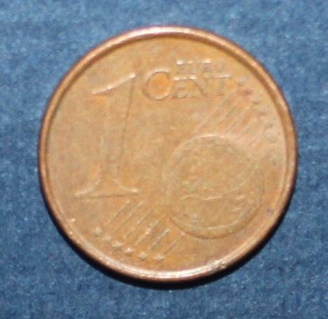 1 евроцент Испания 1999