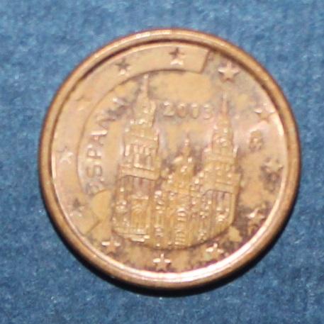 1 евроцент Испания 2003 1