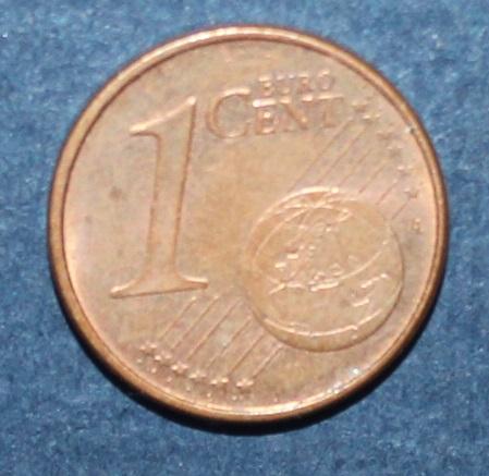 1 евроцент Испания 2006