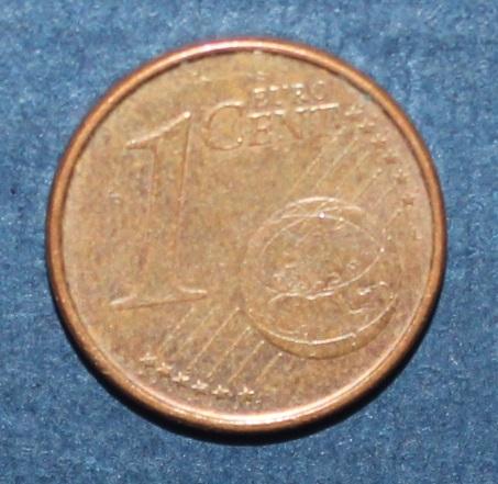 1 евроцент Испания 2010