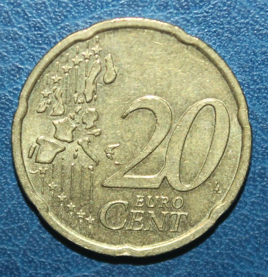 20 евроцентов Германия 2002G