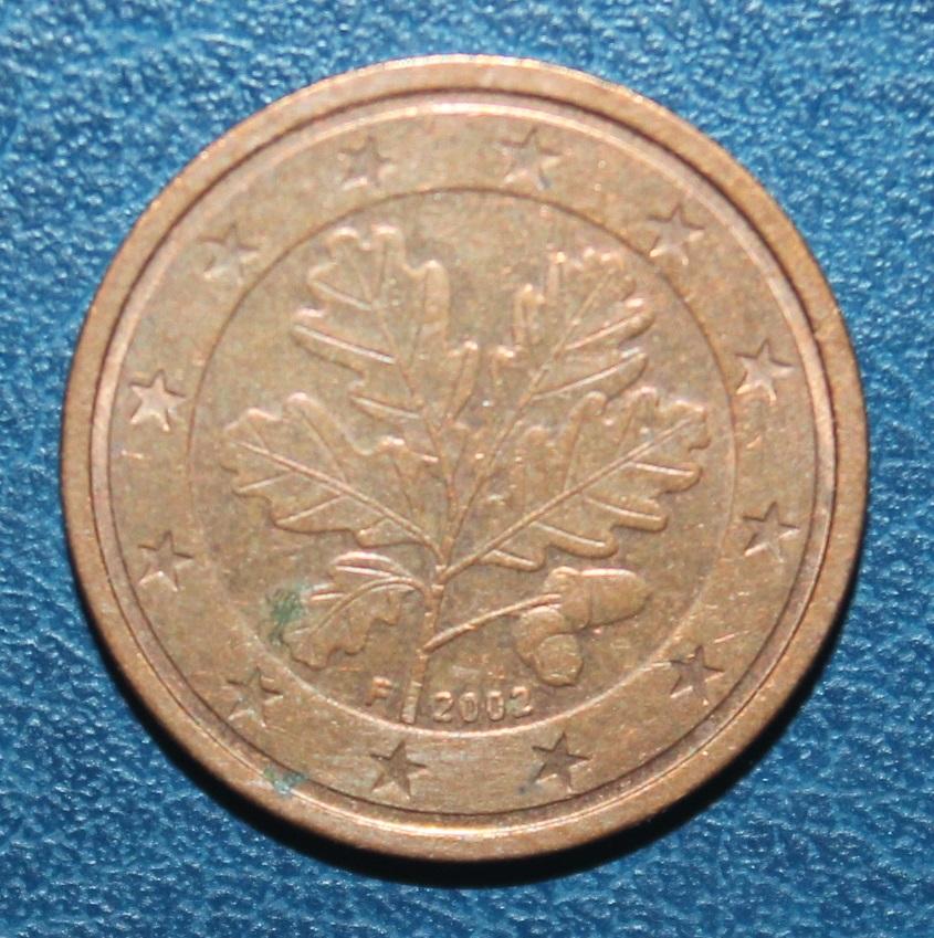 2 евроцента Германия 2002f 1
