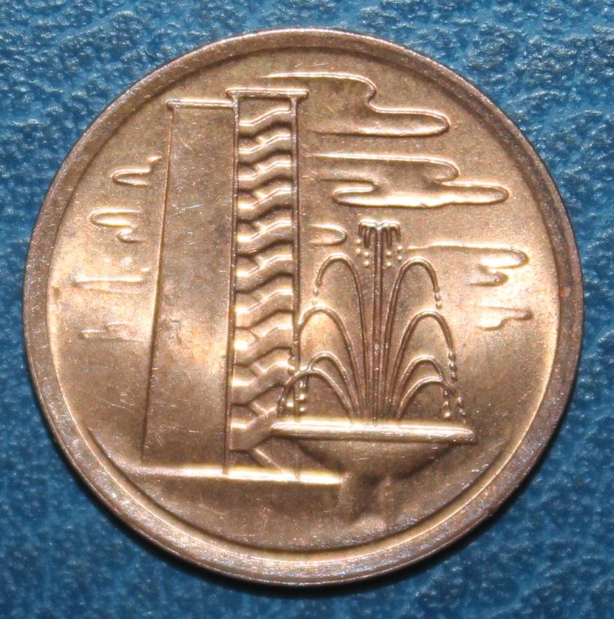 1 цент Сингапур 1980 1