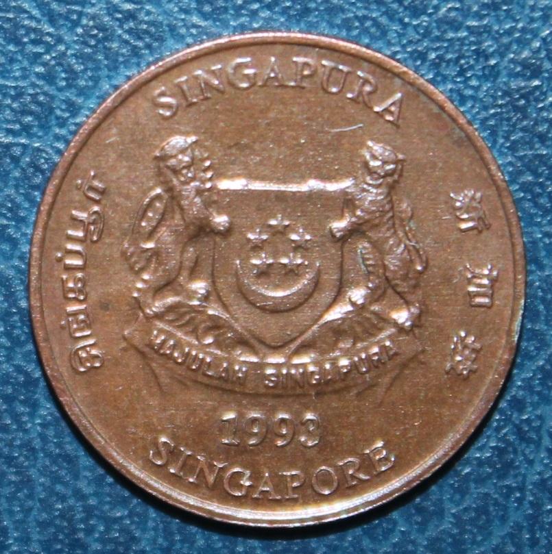 1 цент Сингапур 1993 1