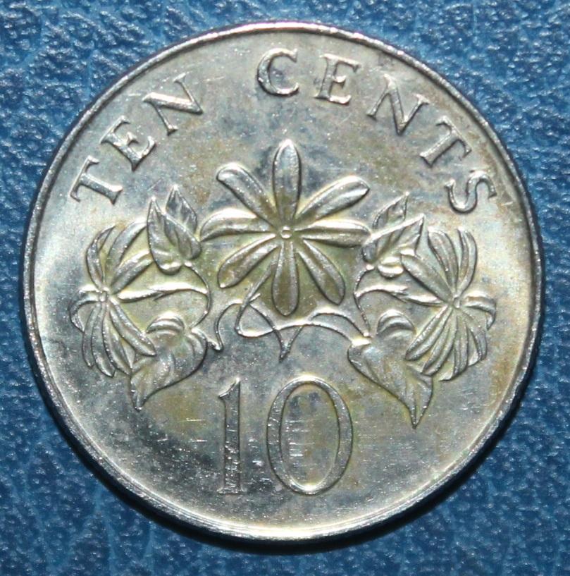 10 центов Сингапур 2009