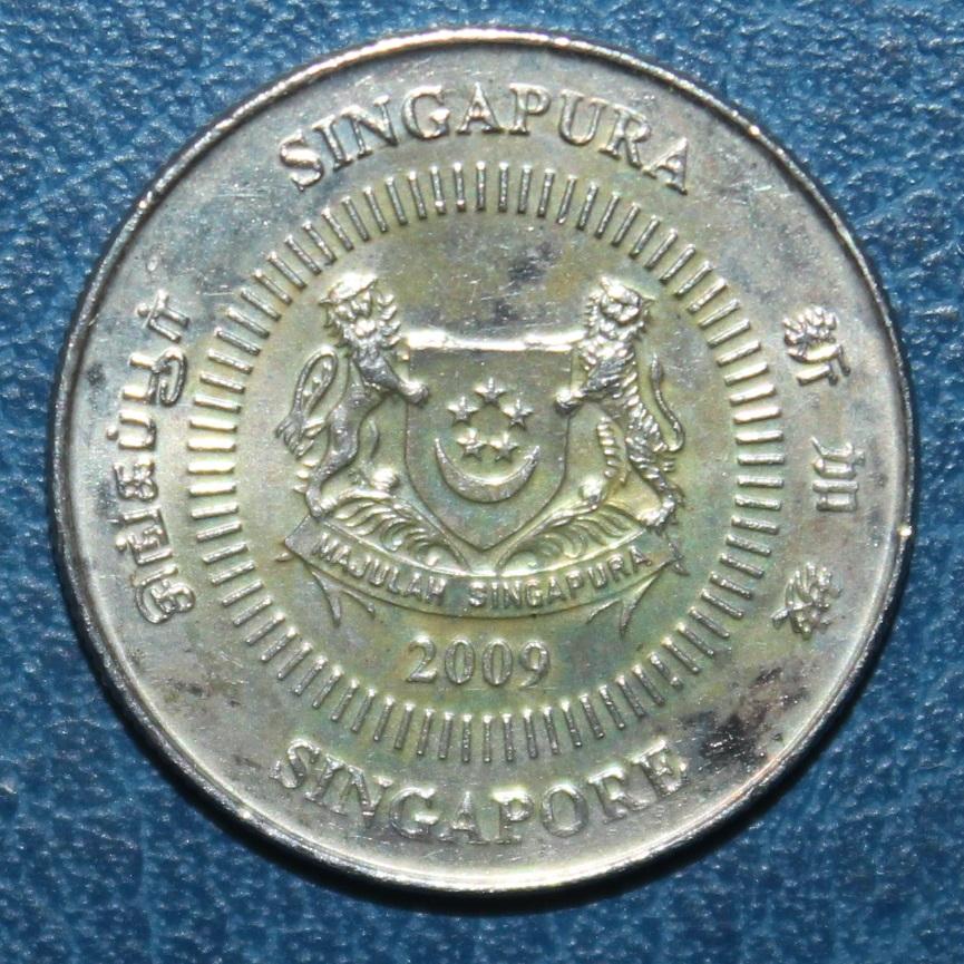 10 центов Сингапур 2009 1