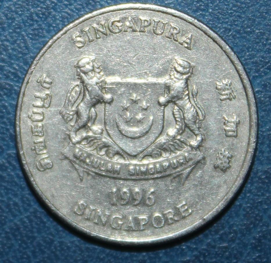 20 центов Сингапур 1996 1