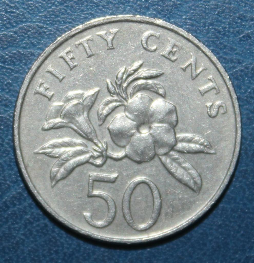 50 центов Сингапур 2005
