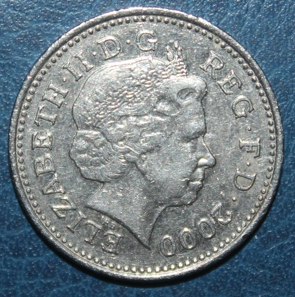 10 пенсов Великобритания 2000 1