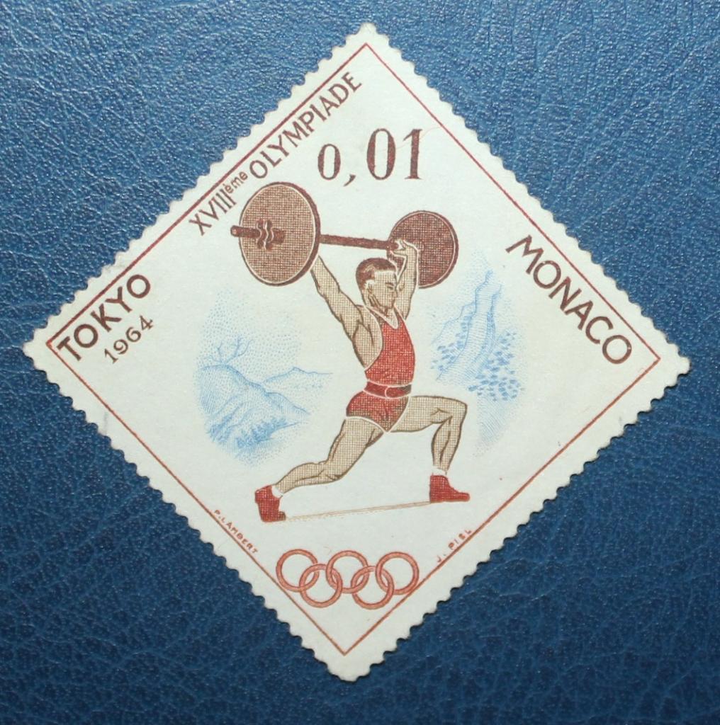 Монако. Олимпийские игры 1964 Токио (Япония). Тяжелая атлетика