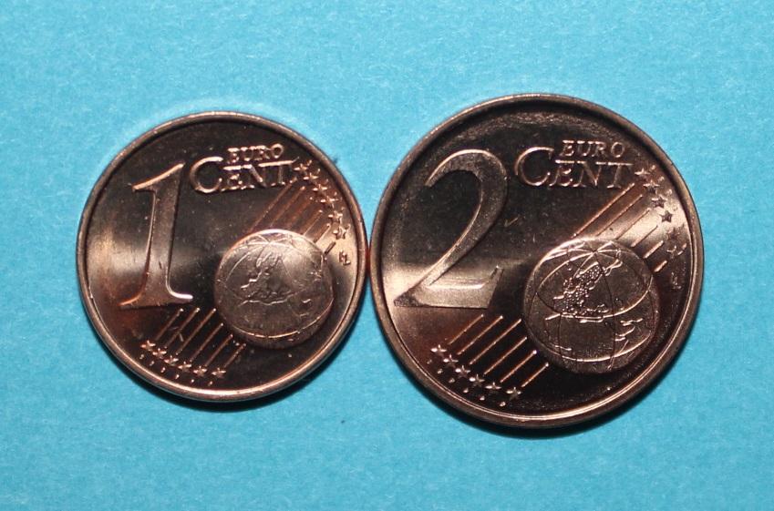 1 и 2 евроцента Финляндия 2004