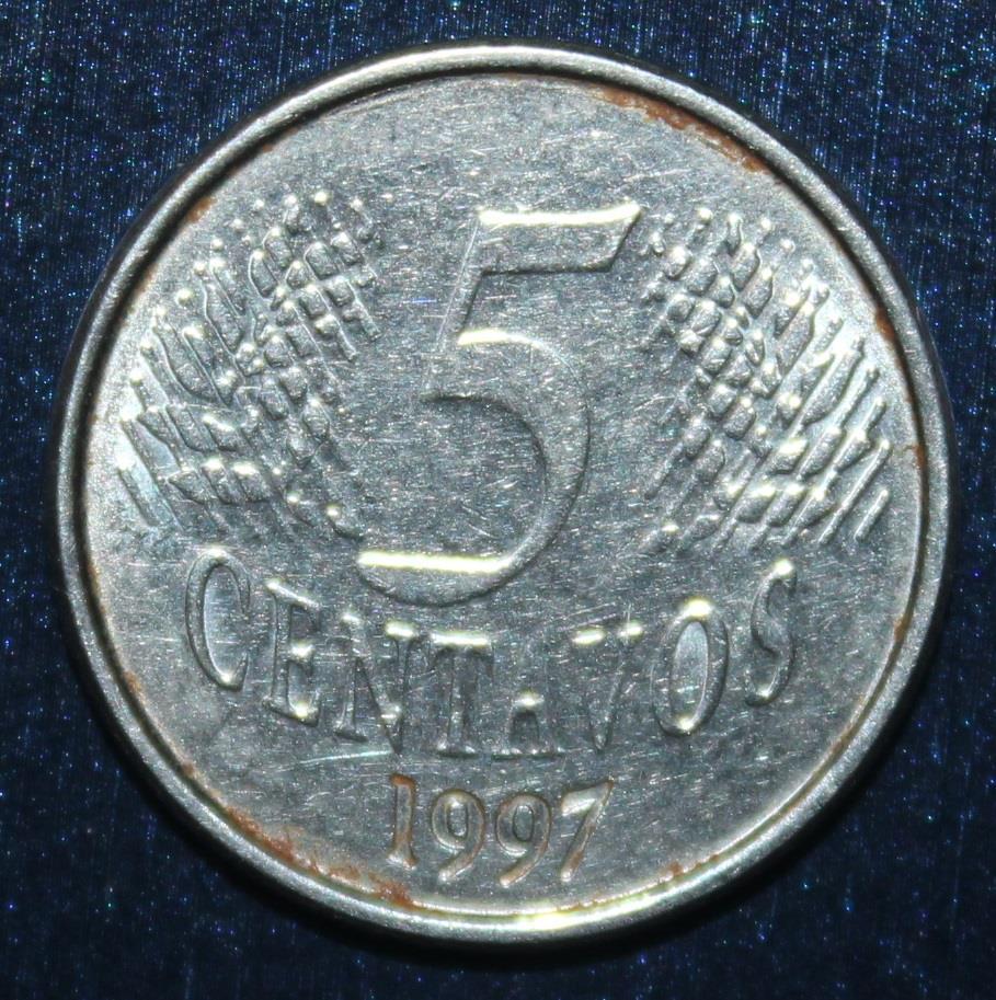 5 сентаво Бразилия 1997