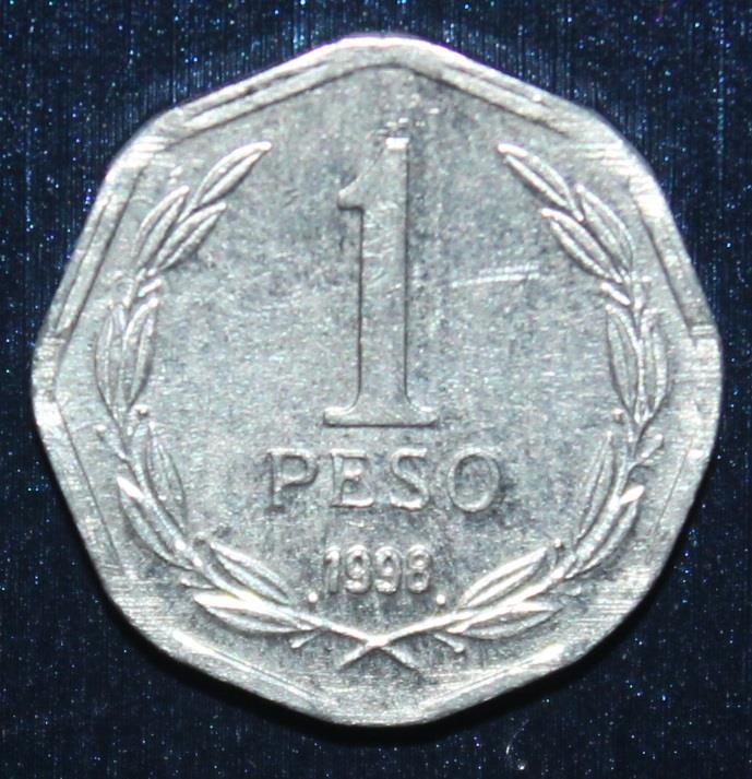 1 песо Чили 1998