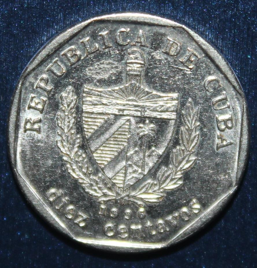 10 сентаво Куба 1996 1