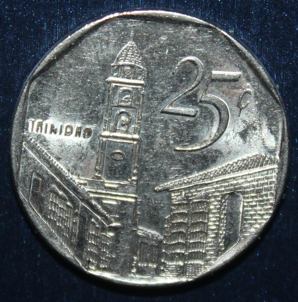 25 сентаво Куба 1998