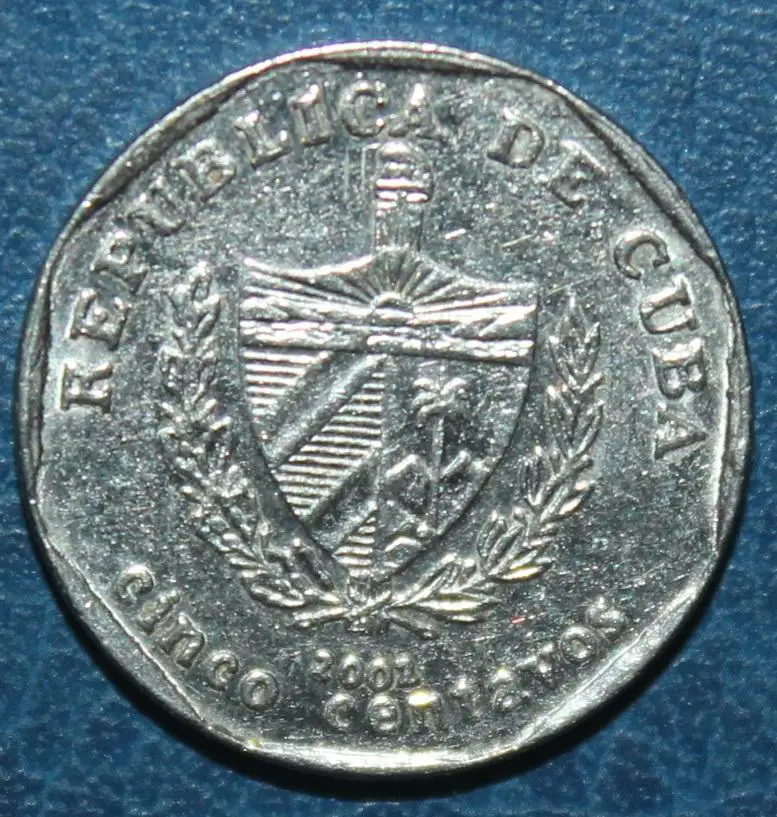 5 сентаво Куба 2001