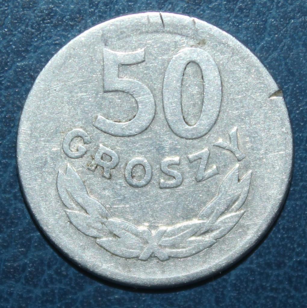 50 грошей Польша 1965