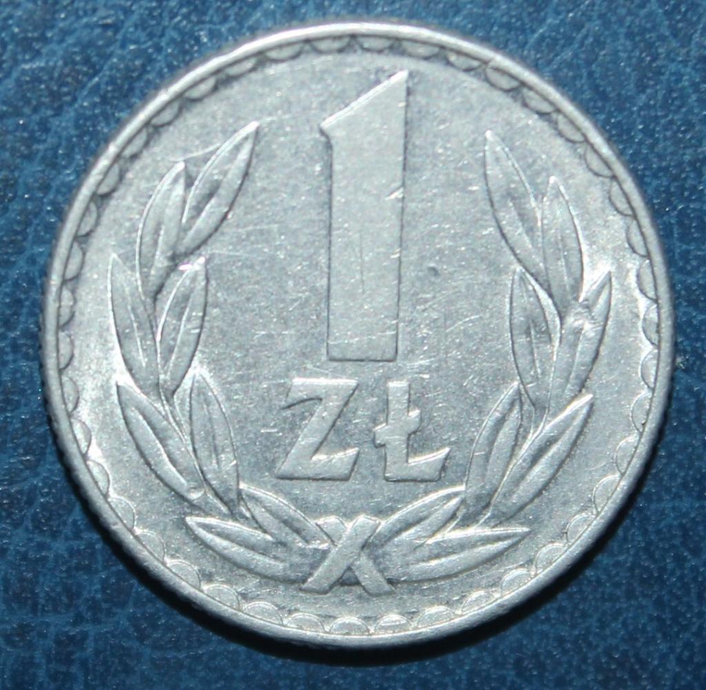 1 злотый Польша 1975