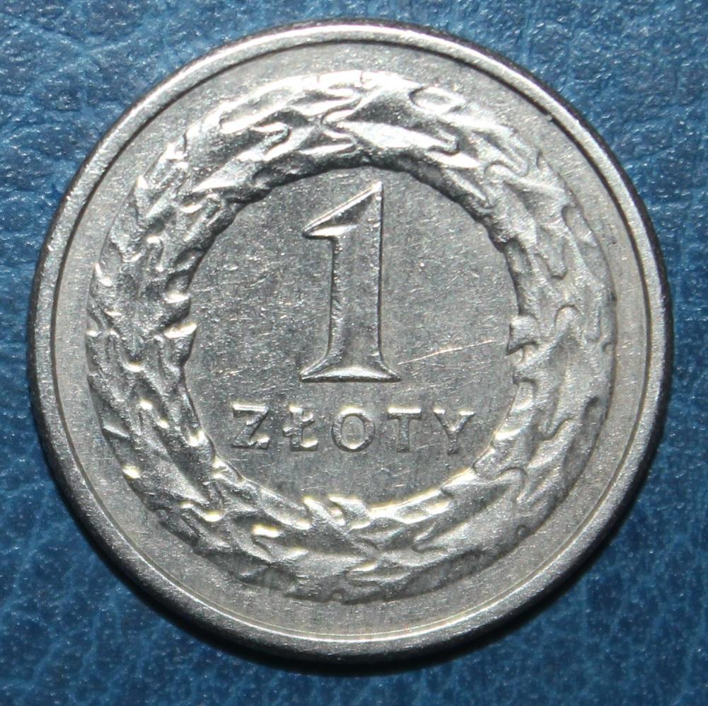 1 злотый Польша 1995