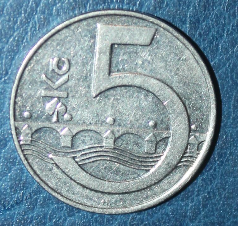 5 крон Чехия 1993