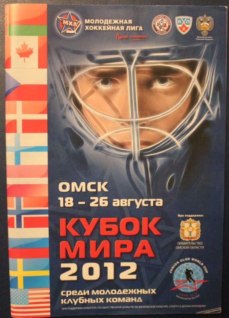 18-26 августа 2012 Кубок мира среди молодежных команд Омск