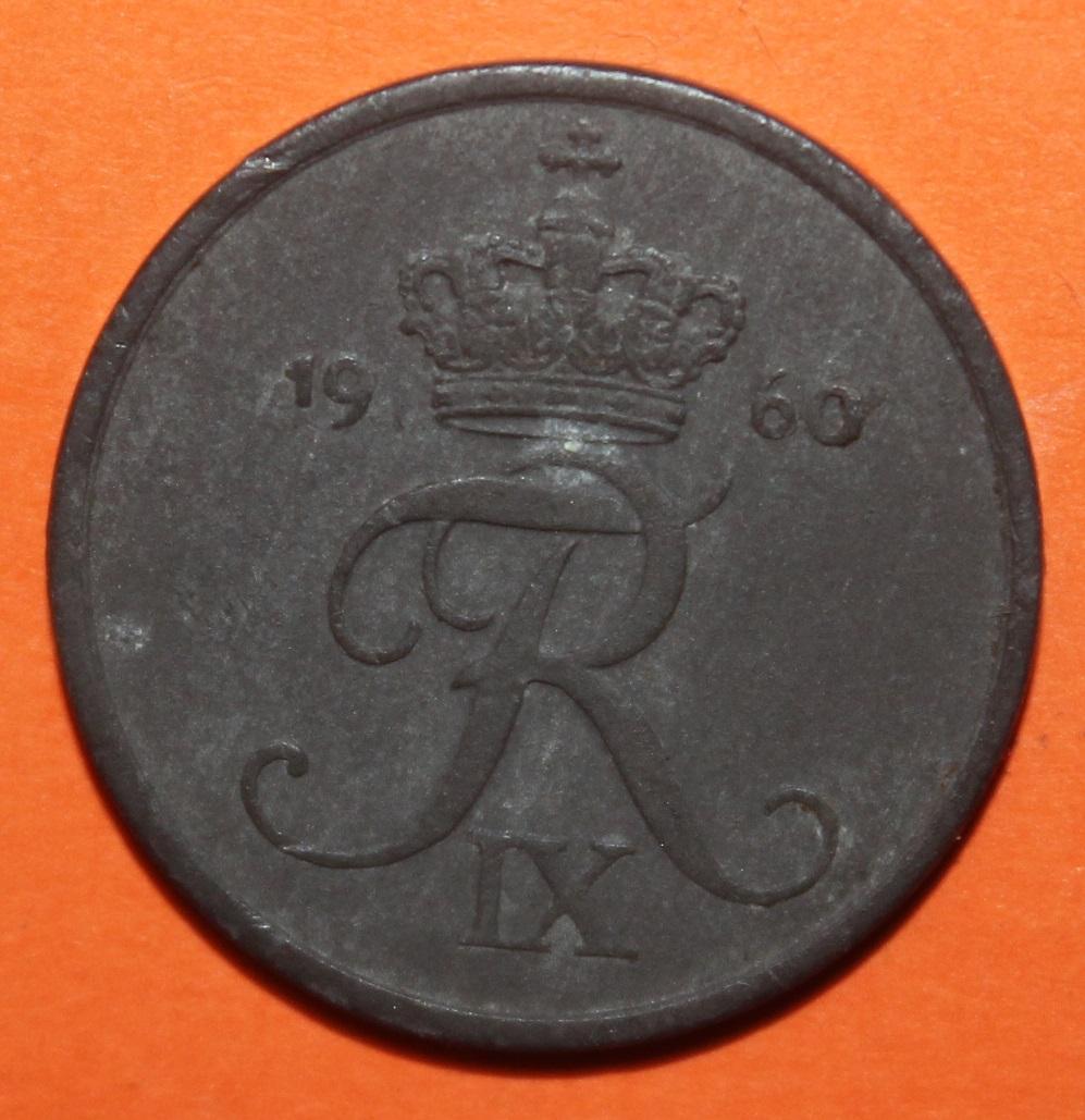 2 эре Дания 1960 лот 2 1
