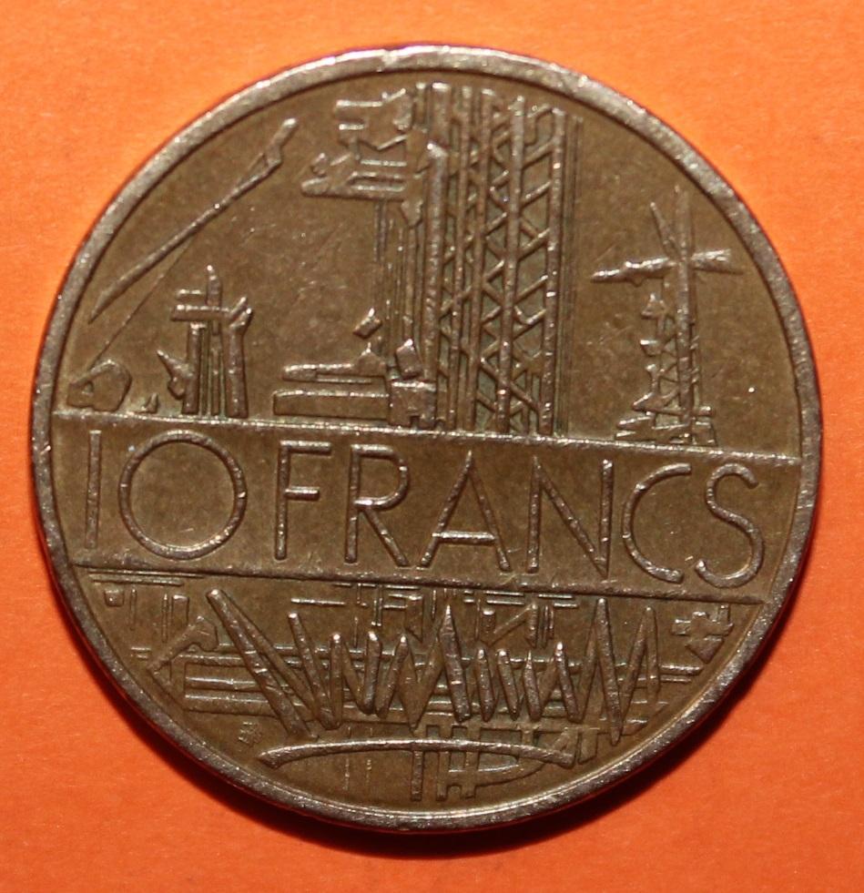 10 франков Франция 1980