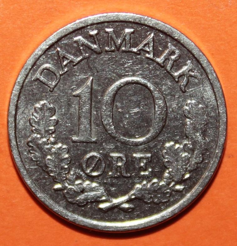10 эре Дания 1972 лот 2