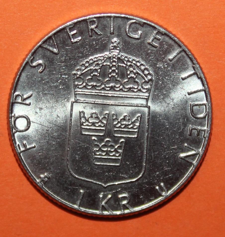 1 крона Швеция 1982