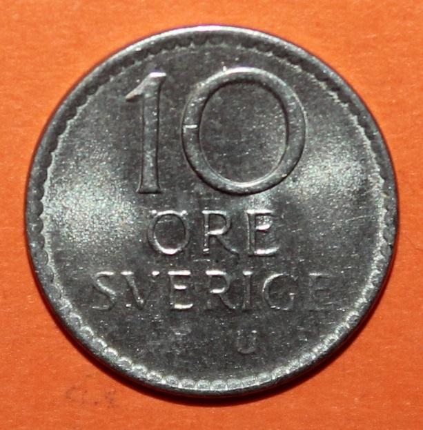 10 эре Швеция 1963