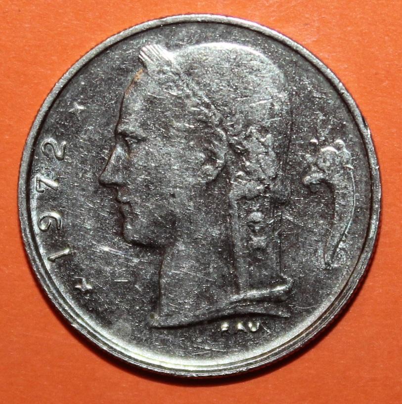 1 франк Бельгия 1972 (франц.) 1
