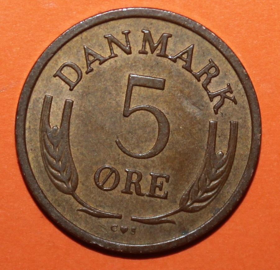 5 эре Дания 1970