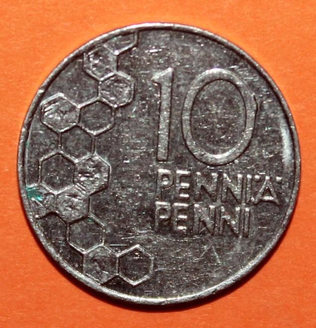 10 пенни Финляндия 1996