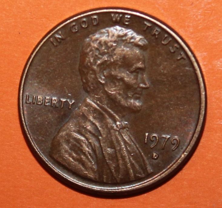 1 цент США 1979D 1
