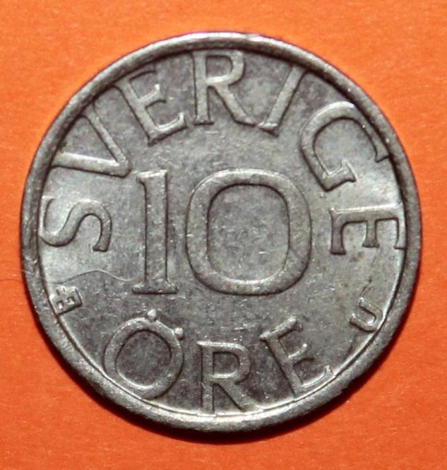 10 эре Швеция 1977