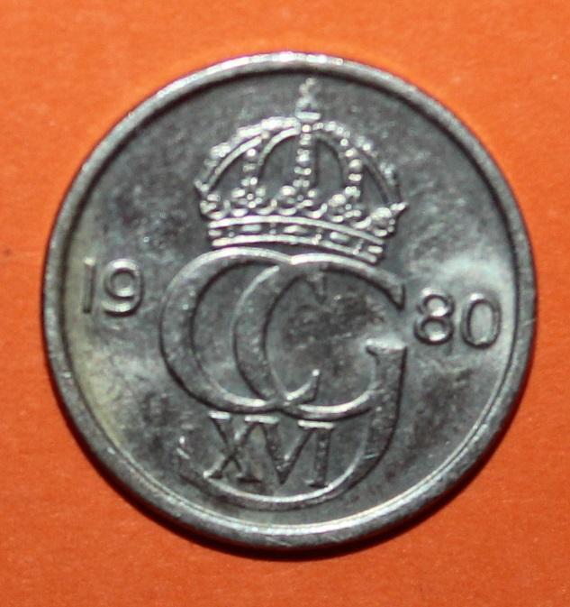 10 эре Швеция 1980 1